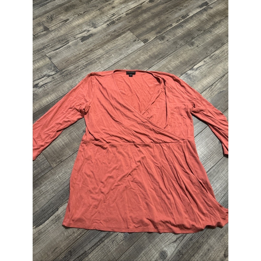 J Jill Wearever Tunic Womens‎ Medium 3/4 Sleeve Pullover Stretch Super Soft